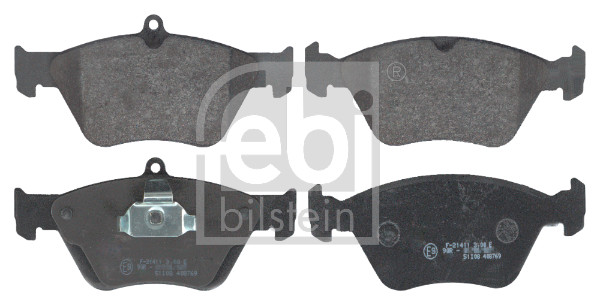 Brake Pad Set, disc brake - 16234 FEBI BILSTEIN