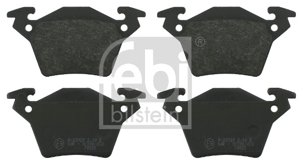 Brake Pad Set, disc brake - 16255 FEBI BILSTEIN