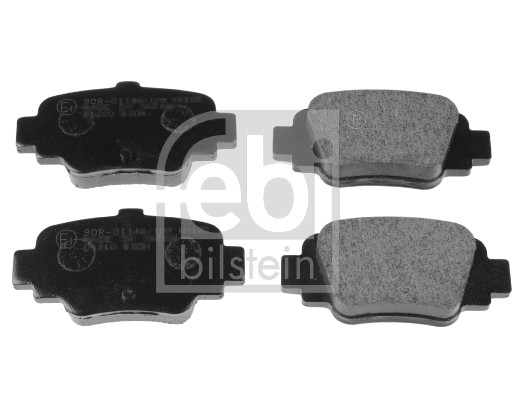 Brake Pad Set, disc brake - 16269 FEBI BILSTEIN