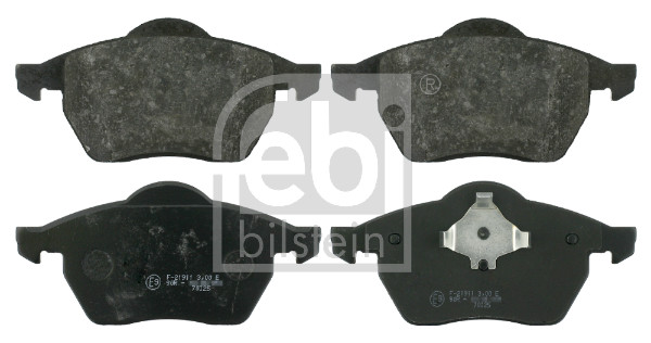 Комплект тормозных колодок, дисковый тормоз - 16280 FEBI BILSTEIN