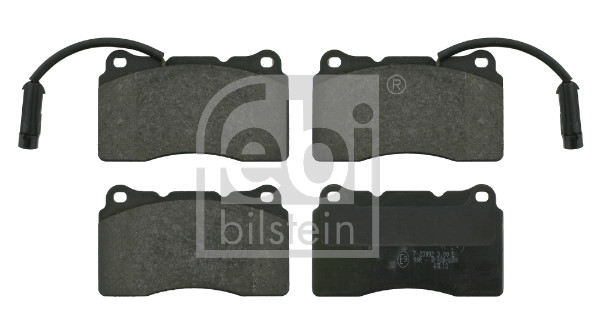 Комплект тормозных колодок, дисковый тормоз - 16295 FEBI BILSTEIN