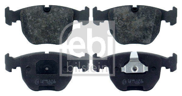 Brake Pad Set, disc brake - 16345 FEBI BILSTEIN