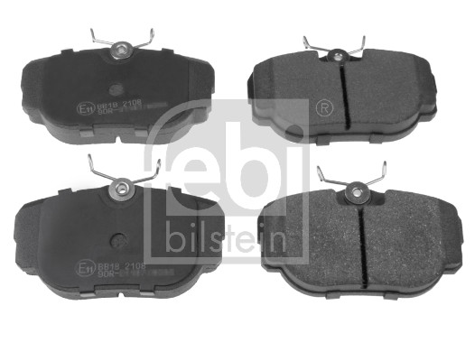 Комплект тормозных колодок, дисковый тормоз - 16353 FEBI BILSTEIN