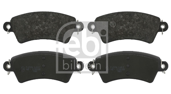 Kit pastiglie freno, Freno a disco - 16364 FEBI BILSTEIN