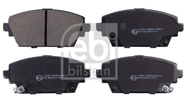 Brake Pad Set, disc brake - 16389 FEBI BILSTEIN