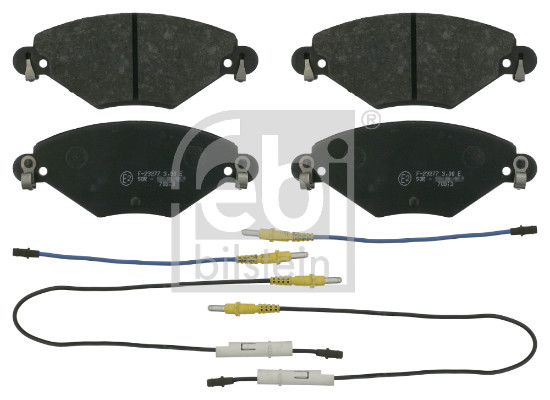 Brake Pad Set, disc brake - 16417 FEBI BILSTEIN