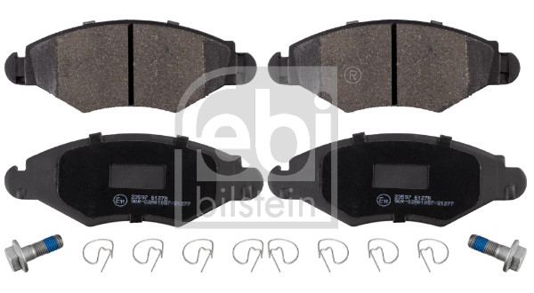 Brake Pad Set, disc brake - 16575 FEBI BILSTEIN