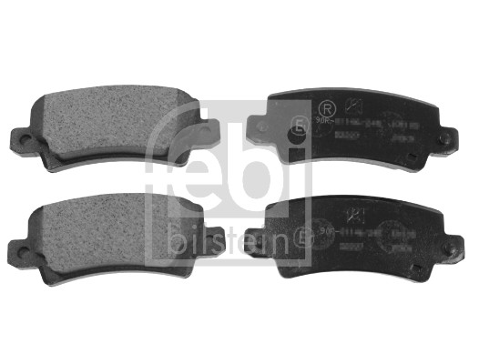 Brake Pad Set, disc brake - 16577 FEBI BILSTEIN