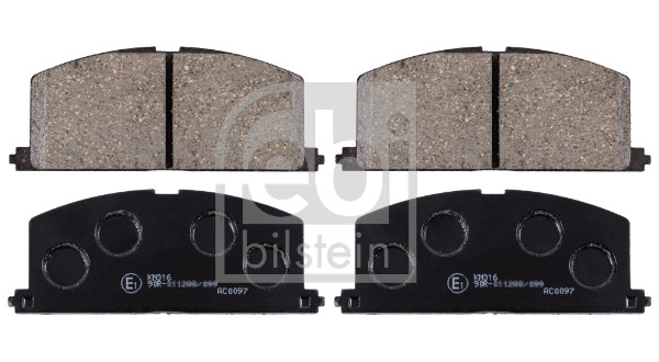Brake Pad Set, disc brake - 16581 FEBI BILSTEIN