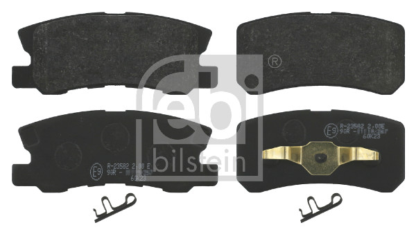 Brake Pad Set, disc brake - 16583 FEBI BILSTEIN