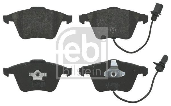 Brake Pad Set, disc brake - 16584 FEBI BILSTEIN