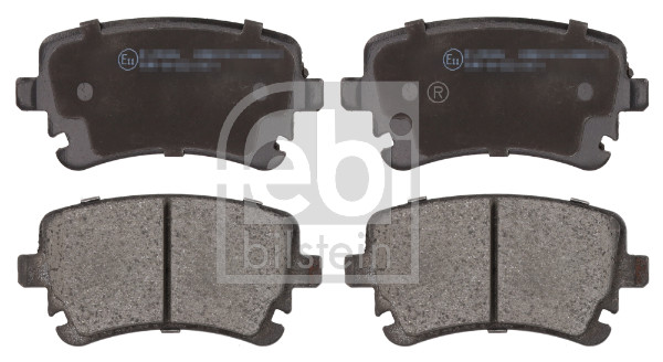 Комплект тормозных колодок, дисковый тормоз - 16588 FEBI BILSTEIN