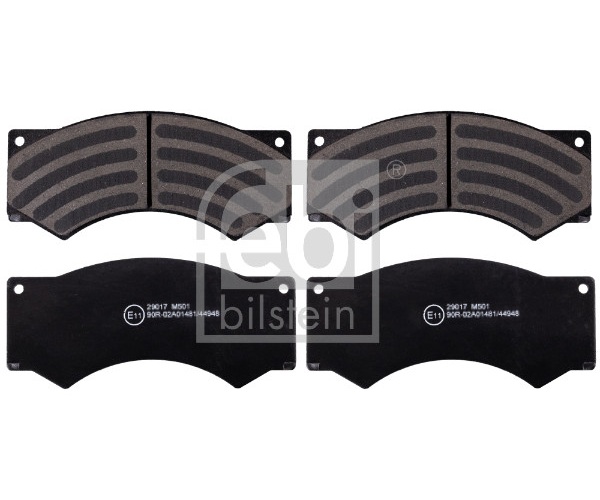 Kit pastiglie freno, Freno a disco - 16604 FEBI BILSTEIN