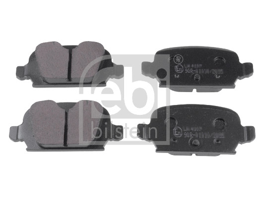 Brake Pad Set, disc brake - 16626 FEBI BILSTEIN