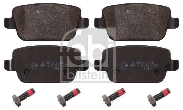 stabdžių trinkelių rinkinys, diskinis stabdys - 16642 FEBI BILSTEIN