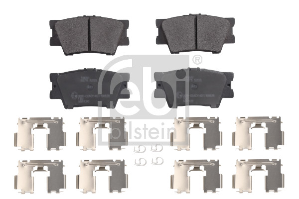 Brake Pad Set, disc brake - 16651 FEBI BILSTEIN