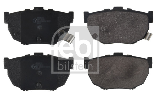 Brake Pad Set, disc brake - 16676 FEBI BILSTEIN