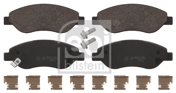 Kit pastiglie freno, Freno a disco - 16698 FEBI BILSTEIN