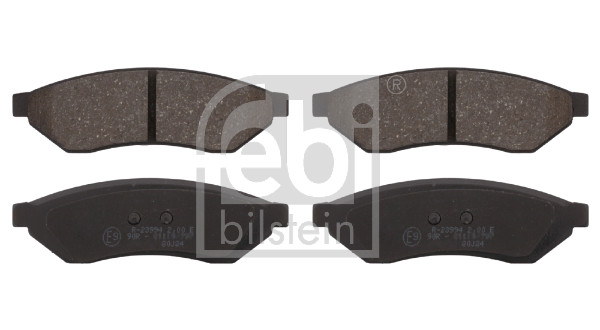 Brake Pad Set, disc brake - 16722 FEBI BILSTEIN