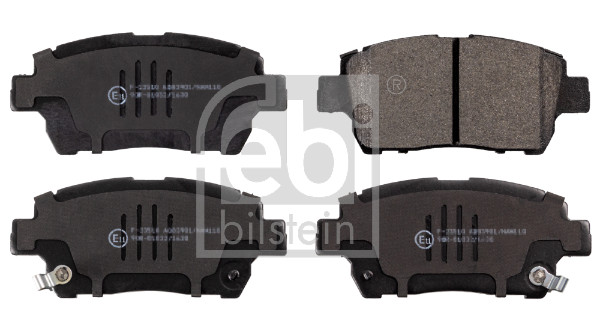Brake Pad Set, disc brake - 16725 FEBI BILSTEIN