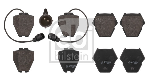 Kit pastiglie freno, Freno a disco - 16763 FEBI BILSTEIN