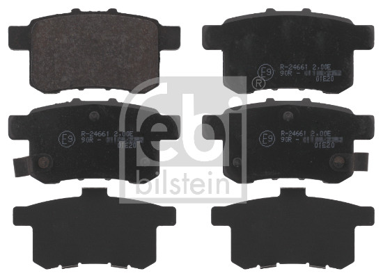 Brake Pad Set, disc brake - 16766 FEBI BILSTEIN