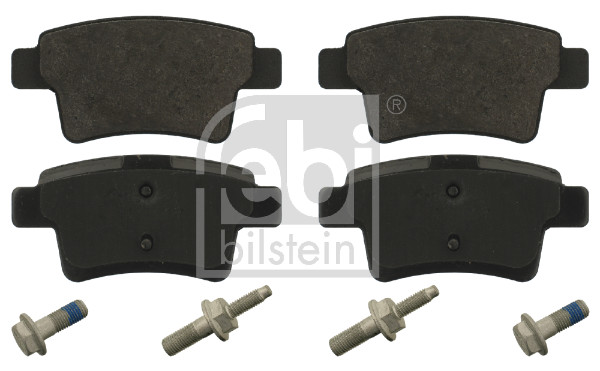 Комплект тормозных колодок, дисковый тормоз - 16793 FEBI BILSTEIN