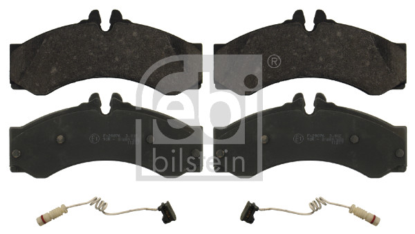 Brake Pad Set, disc brake - 16811 FEBI BILSTEIN