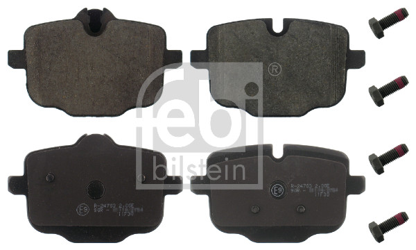 Brake Pad Set, disc brake - 16812 FEBI BILSTEIN