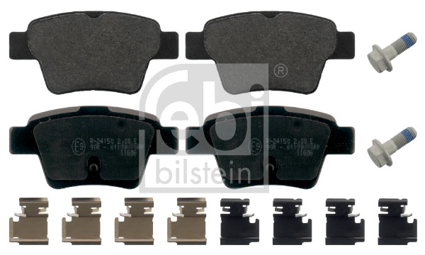 Brake Pad Set, disc brake - 16813 FEBI BILSTEIN