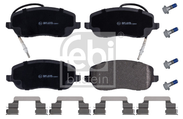Brake Pad Set, disc brake - 16827 FEBI BILSTEIN