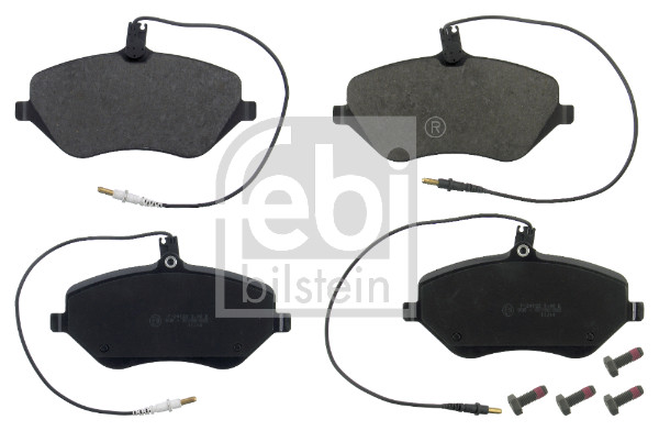 Brake Pad Set, disc brake - 16829 FEBI BILSTEIN