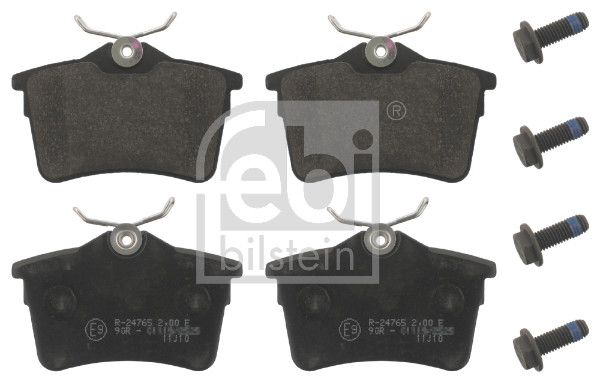 Brake Pad Set, disc brake - 16831 FEBI BILSTEIN
