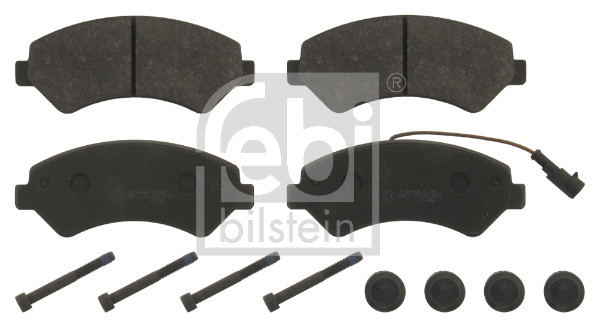 Brake Pad Set, disc brake - 16840 FEBI BILSTEIN
