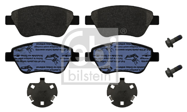 Brake Pad Set, disc brake - 16859 FEBI BILSTEIN