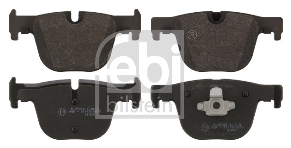 Brake Pad Set, disc brake - 16867 FEBI BILSTEIN