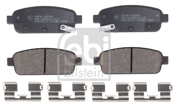 Brake Pad Set, disc brake - 16894 FEBI BILSTEIN