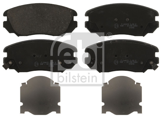 Brake Pad Set, disc brake - 16895 FEBI BILSTEIN