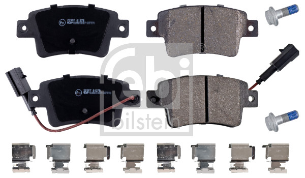 Brake Pad Set, disc brake - 16898 FEBI BILSTEIN