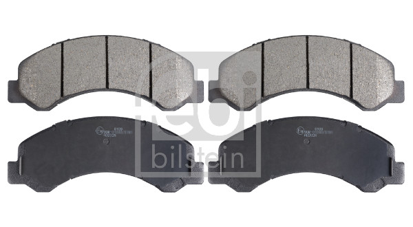 Brake Pad Set, disc brake - 16953 FEBI BILSTEIN