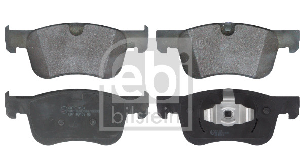 Комплект тормозных колодок, дисковый тормоз - 16957 FEBI BILSTEIN