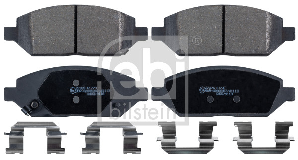 Brake Pad Set, disc brake - 16974 FEBI BILSTEIN