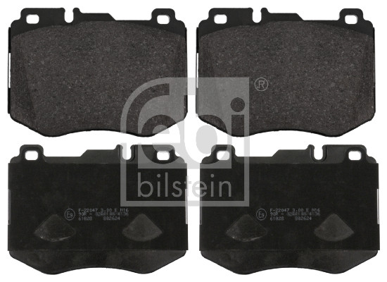 Brake Pad Set, disc brake - 16986 FEBI BILSTEIN