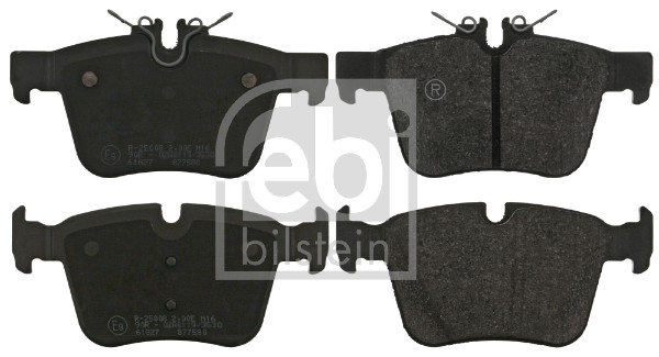 Brake Pad Set, disc brake - 16989 FEBI BILSTEIN