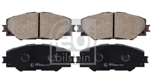 Brake Pad Set, disc brake - 170237 FEBI BILSTEIN