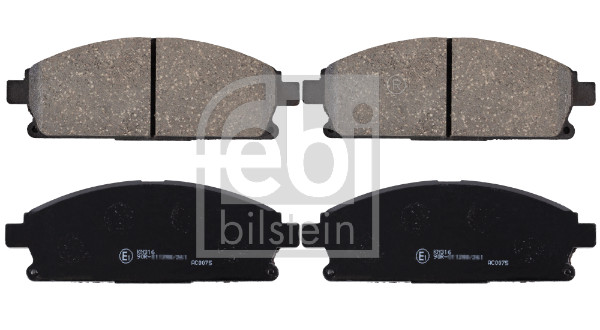 Brake Pad Set, disc brake - 170241 FEBI BILSTEIN