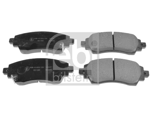 Brake Pad Set, disc brake - 170264 FEBI BILSTEIN