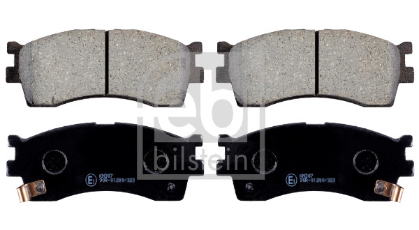 Brake Pad Set, disc brake - 170267 FEBI BILSTEIN