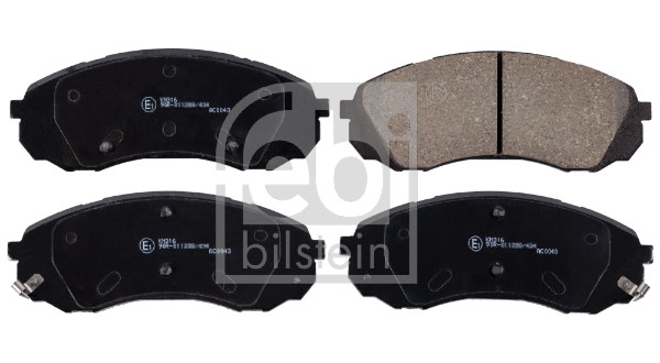 Kit pastiglie freno, Freno a disco - 170293 FEBI BILSTEIN