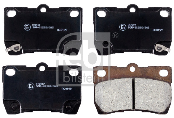 Brake Pad Set, disc brake - 170295 FEBI BILSTEIN